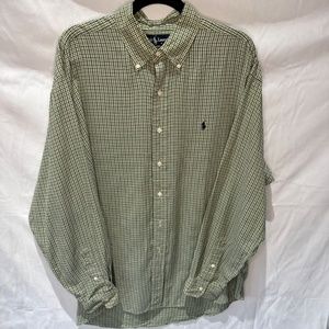 Vintage Ralph Lauren Blake Mens Button Up, Size LARGE
